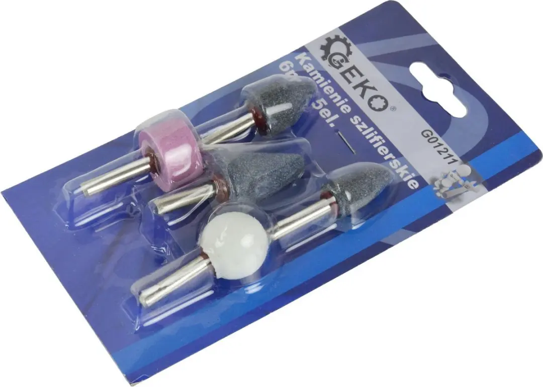 GEKO Keramische Slijpstenen Set G01211 - 5 delig - afbeelding 2 van 4