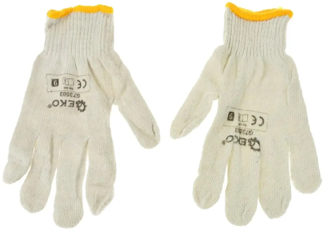 GEKO Katoenen Werkhandschoenen Antislip