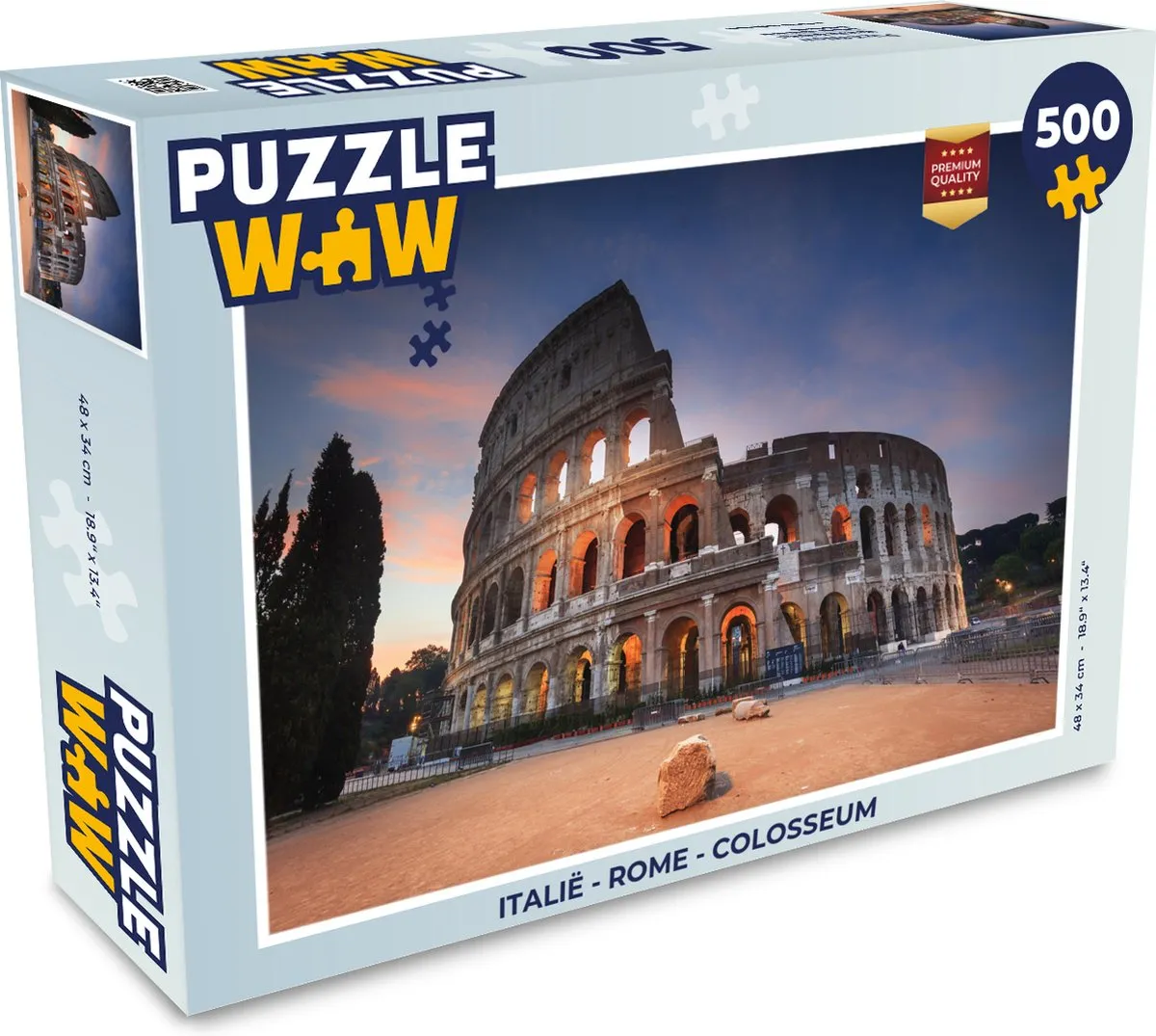 PuzzleWow Italië Rome Colosseum Legpuzzel 500 Stuks