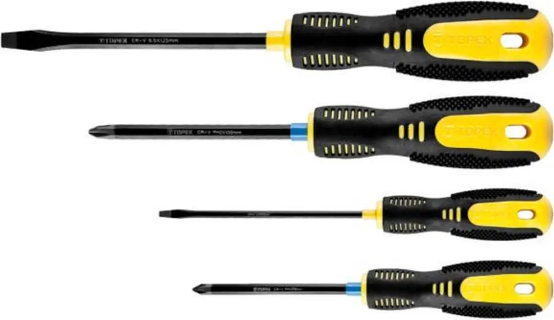 Topex Schroevendraaierset 39D933 - 4 stuks - Magnetisch - afbeelding 3 van 4