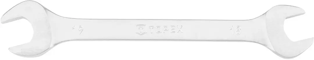 Topex Dubbelzijdige Steeksleutel 18 x 19 mm