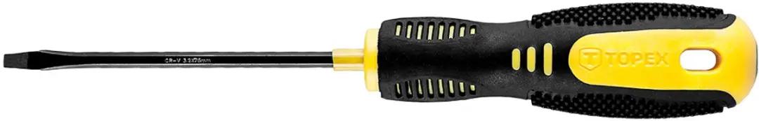 Topex Schroevendraaier SL3 75mm Magnetisch 39D801