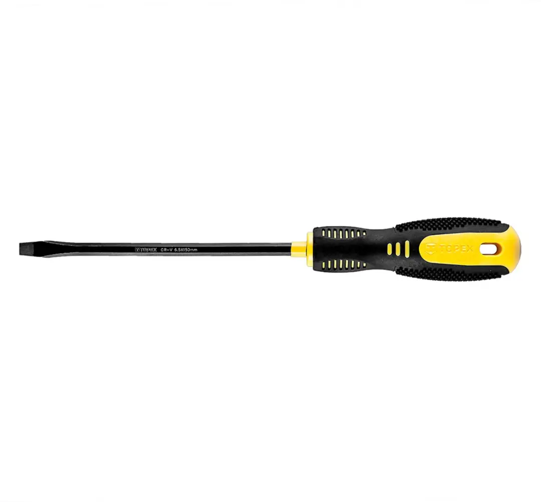 Topex Platte Schroevendraaier 6.5 x 150 mm