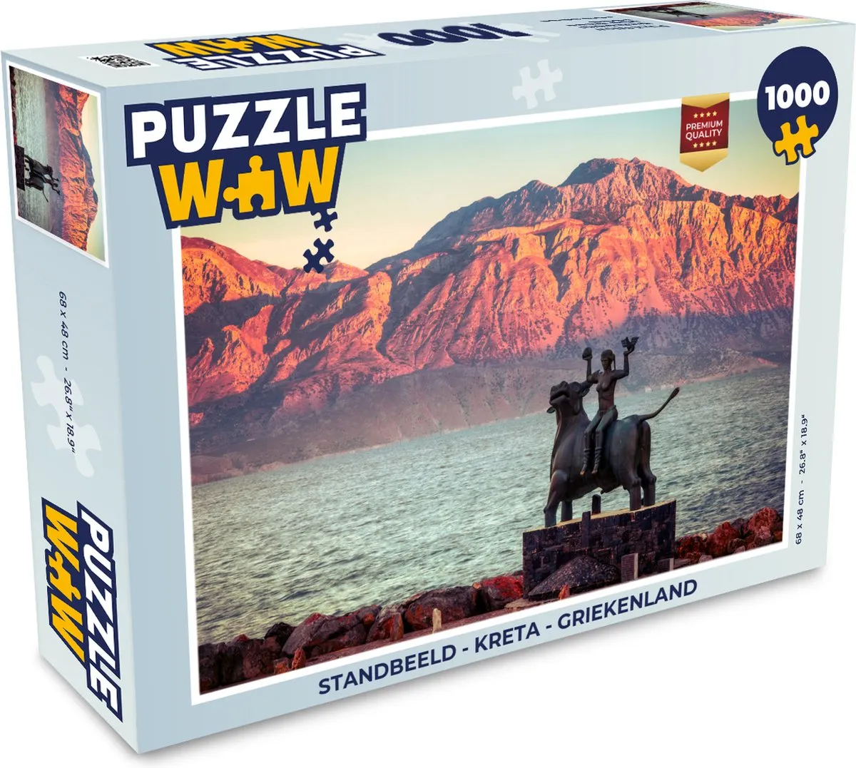 PuzzleWow Kreta Legpuzzel 1000 Stuks