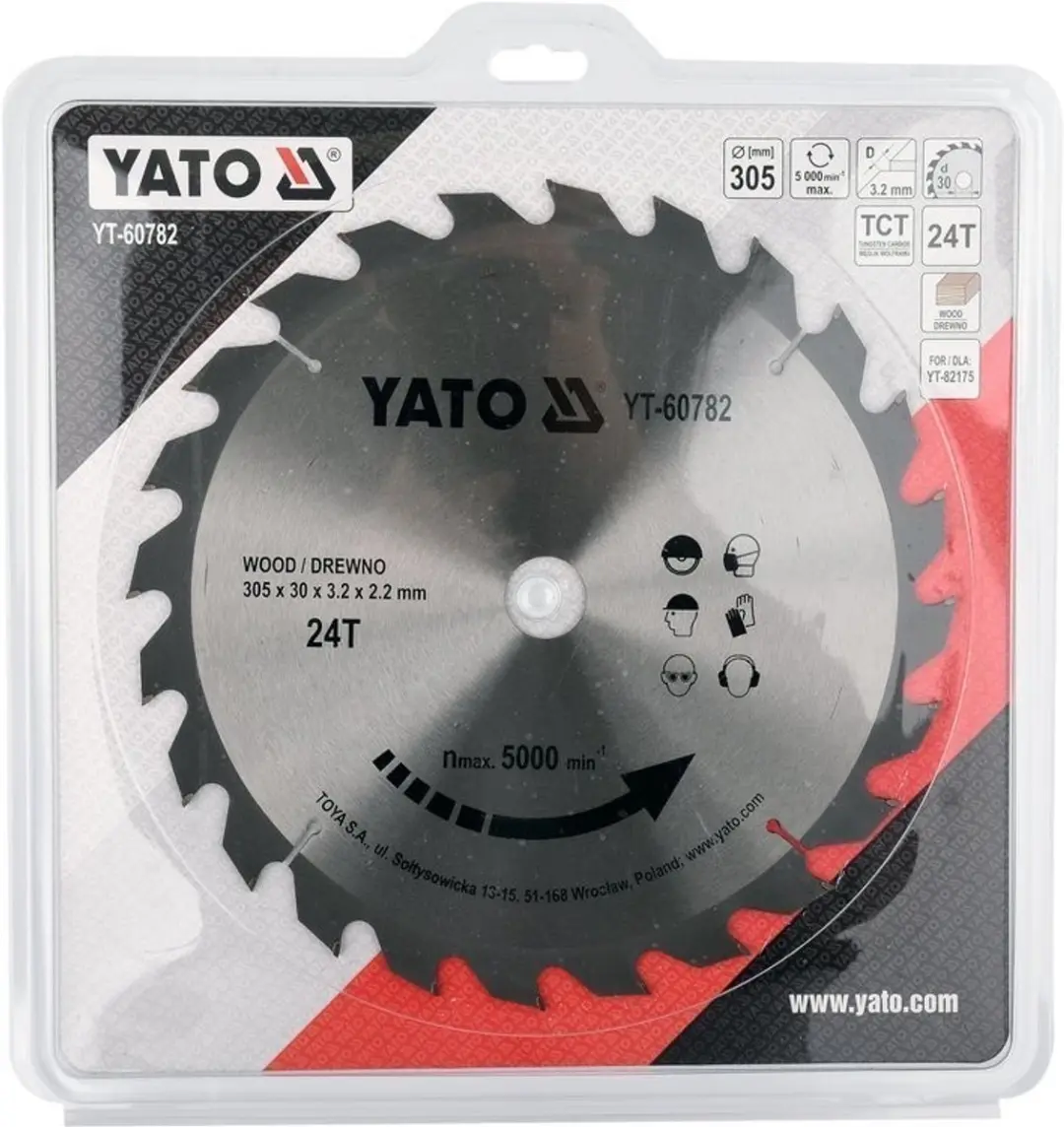 Yato Cirkelzaagblad YT-60782 - Ø305mm - 24T - afbeelding 2 van 3
