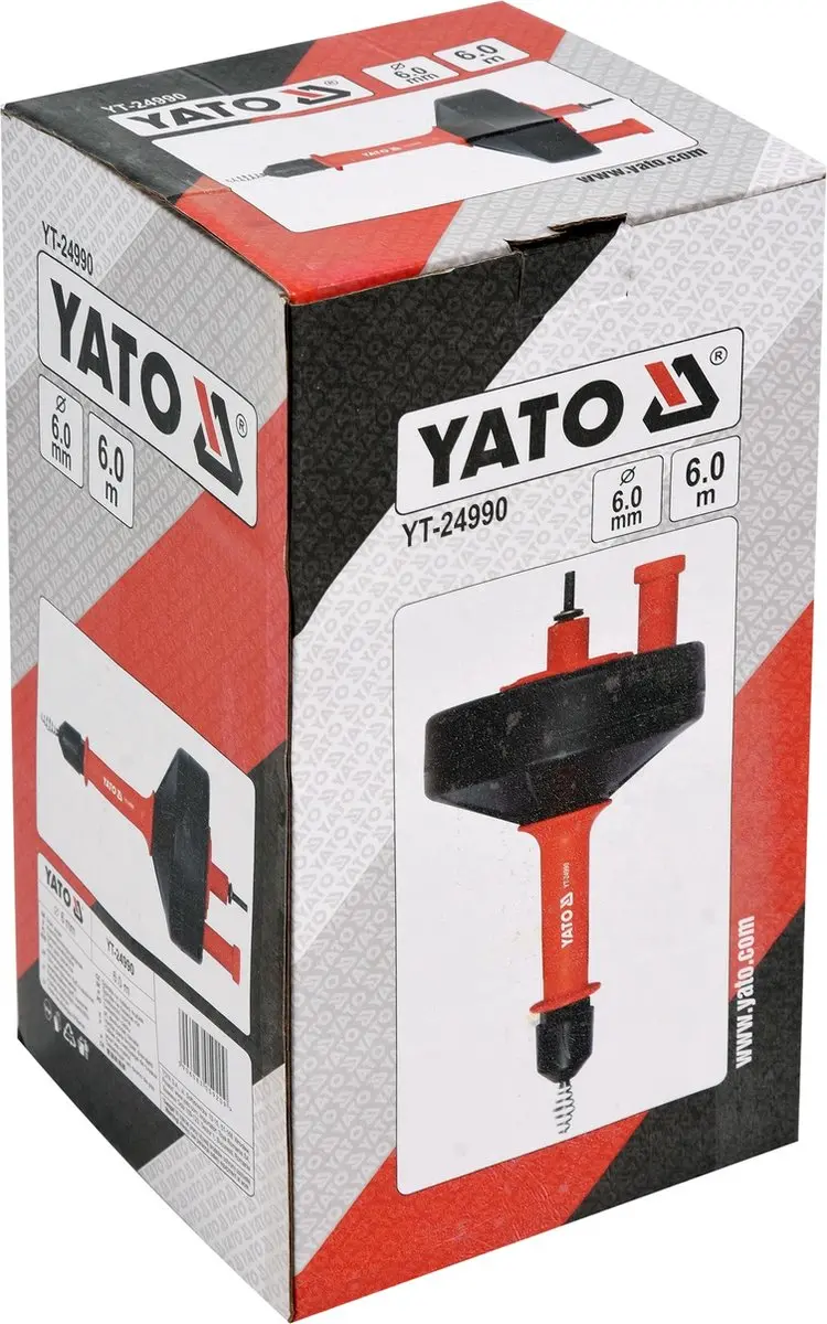 Yato Boor-Aangedreven Afvoerpijpontstopper 6m - afbeelding 3 van 6