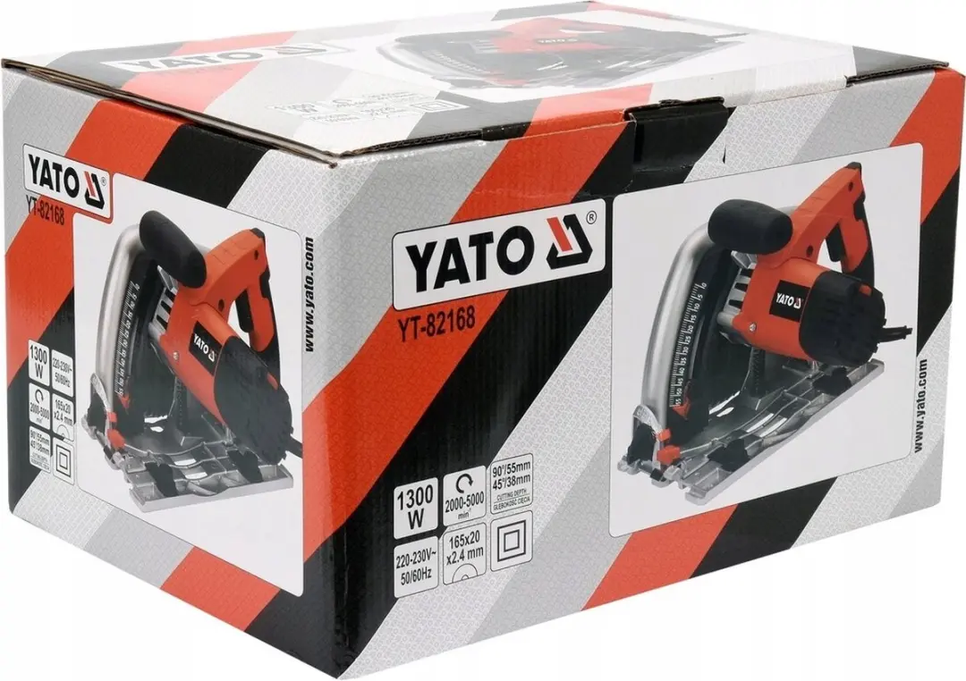 Yato YT-82168 Invalcirkelzaag - 1300W - Ø165mm - afbeelding 4 van 5