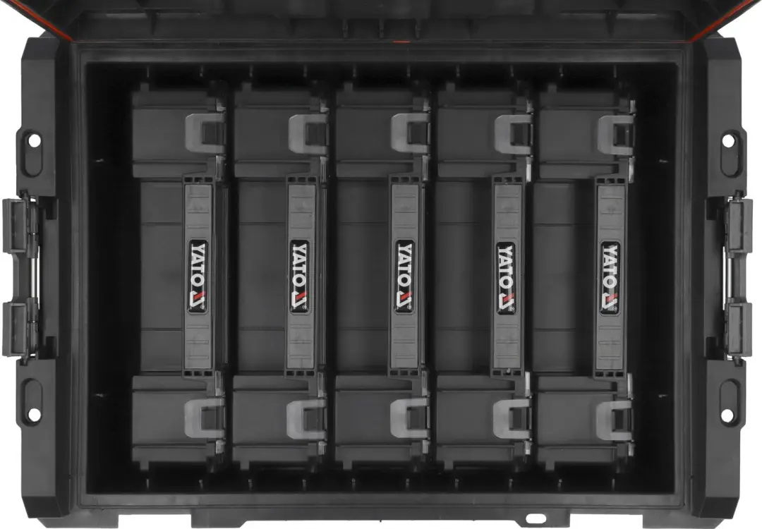 Yato S12 YT-09163 Gereedschapskoffer & Organizer - Zwart - afbeelding 3 van 5