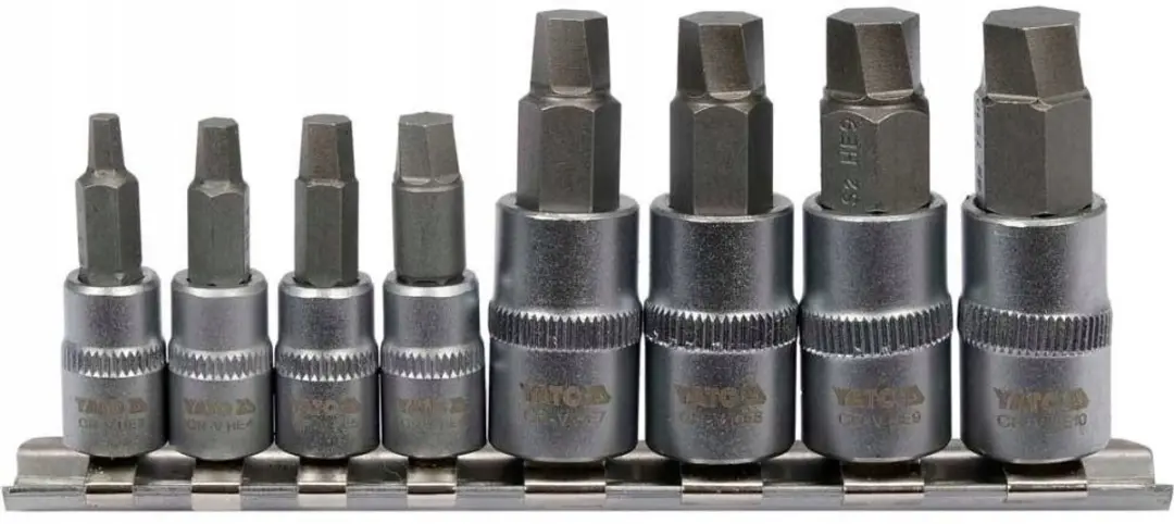 Yato YT-04580 Spiraalbitset 8-delig - 1/4 en 3/8 inch - afbeelding 6 van 6
