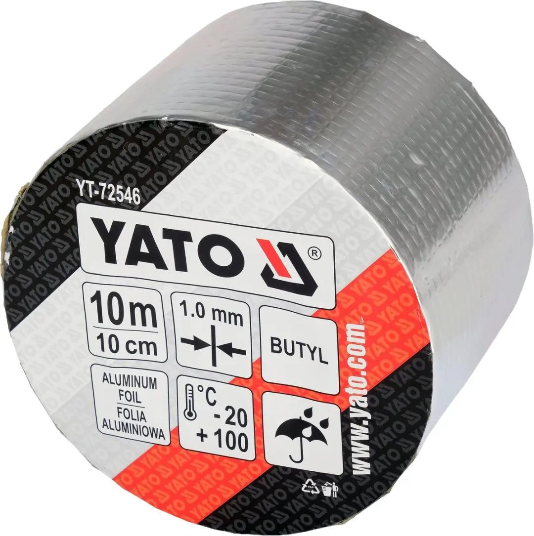 YATO Hoogwaardige 150MM X 5M Butyl Reparatie Tape