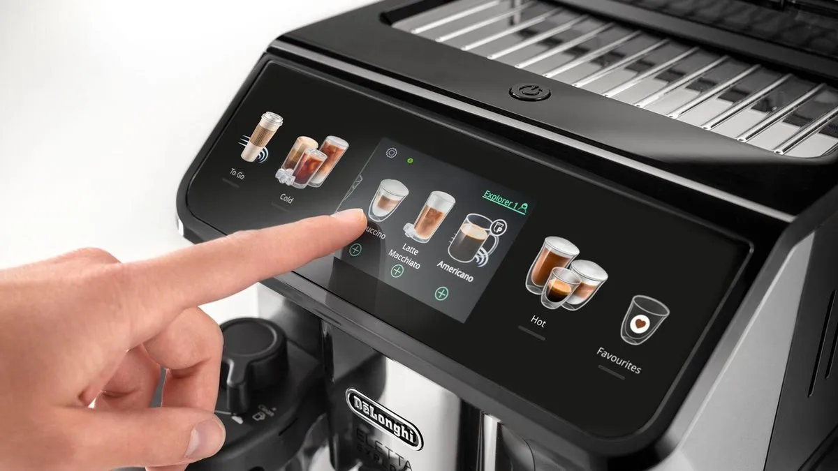 De'Longhi Eletta Explore ECAM 450.55.S Volautomatische Espressomachine - 1,8L - Zwart/Zilver