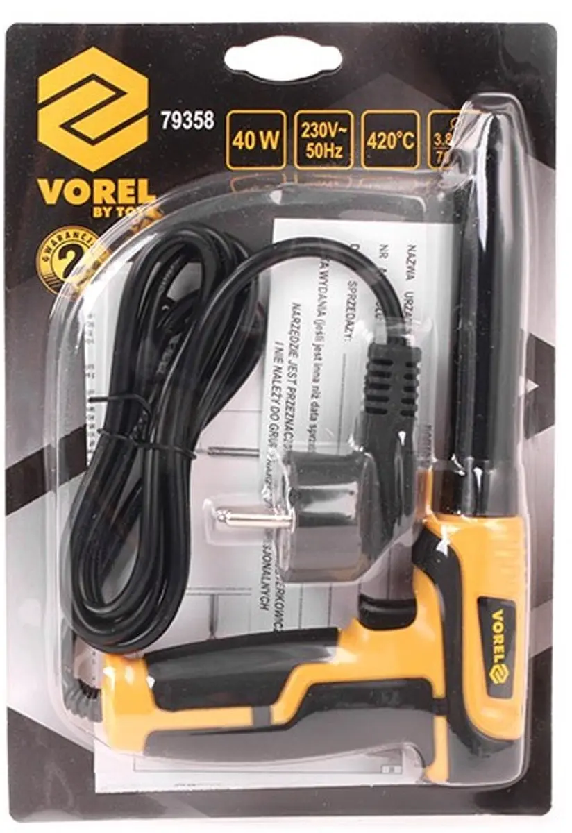 Vorel 79358 Soldeerpistool - 40W - Tot 420°C - afbeelding 4 van 5