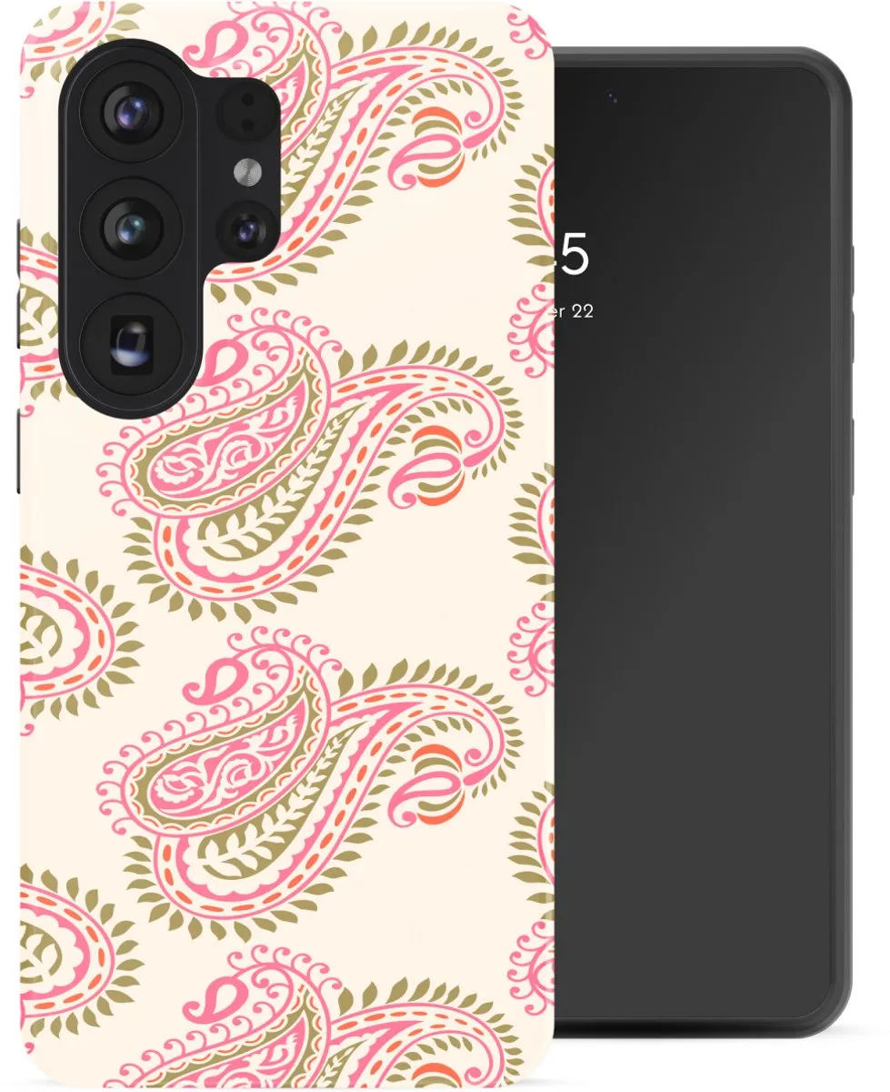 Selencia Hoesje Samsung Galaxy S26 Ultra Paisley Blush