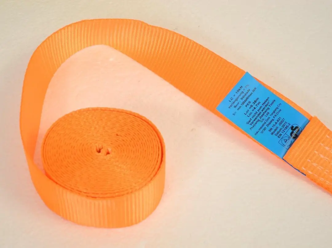 Benson Spanband met ratel - 5 meter - 3 ton - Oranje - afbeelding 2 van 6