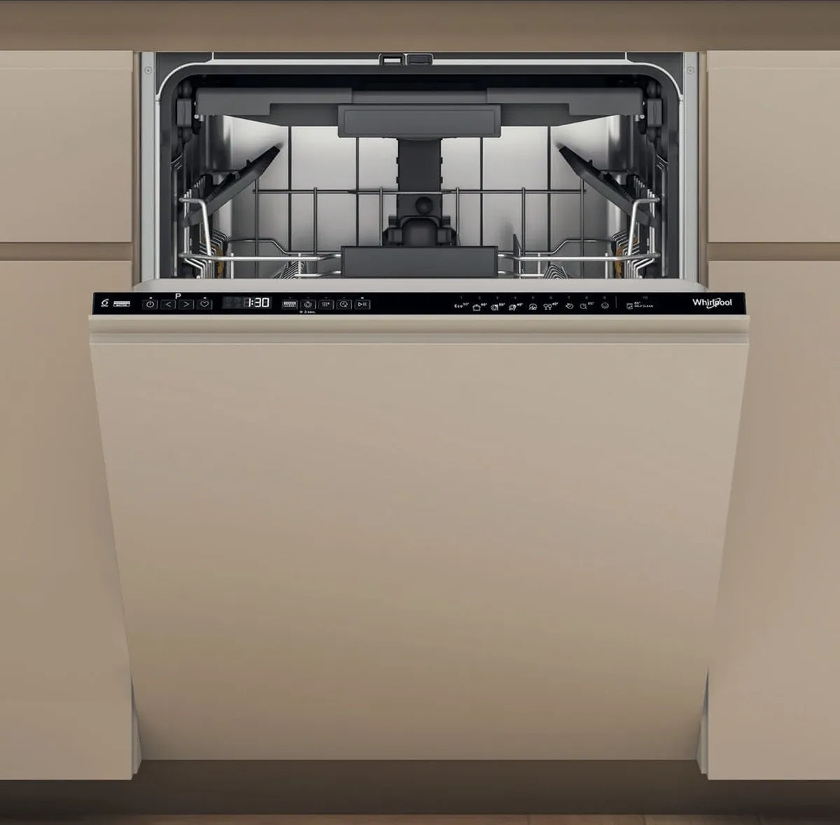Whirlpool WH7IPA15BM6L0 Volledig Ingebouwde Vaatwasser 15 Couverts