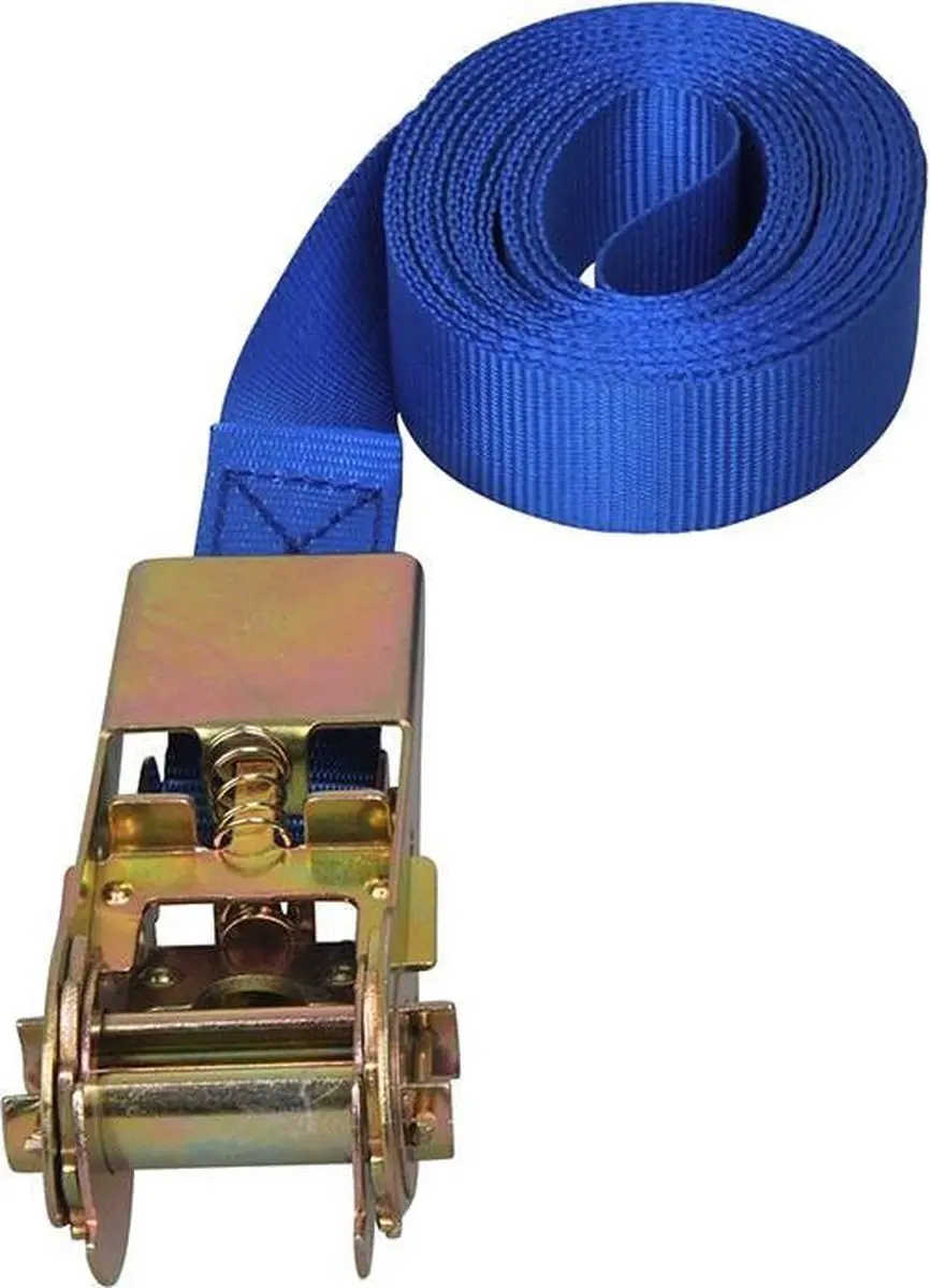 ProPlus Spanband 25x5000mm 500kg - Blauw - afbeelding 3 van 6