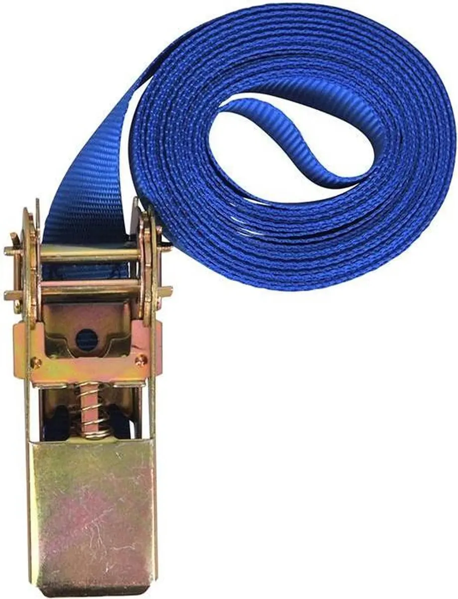 ProPlus Spanband 25x5000mm 500kg - Blauw - afbeelding 5 van 6