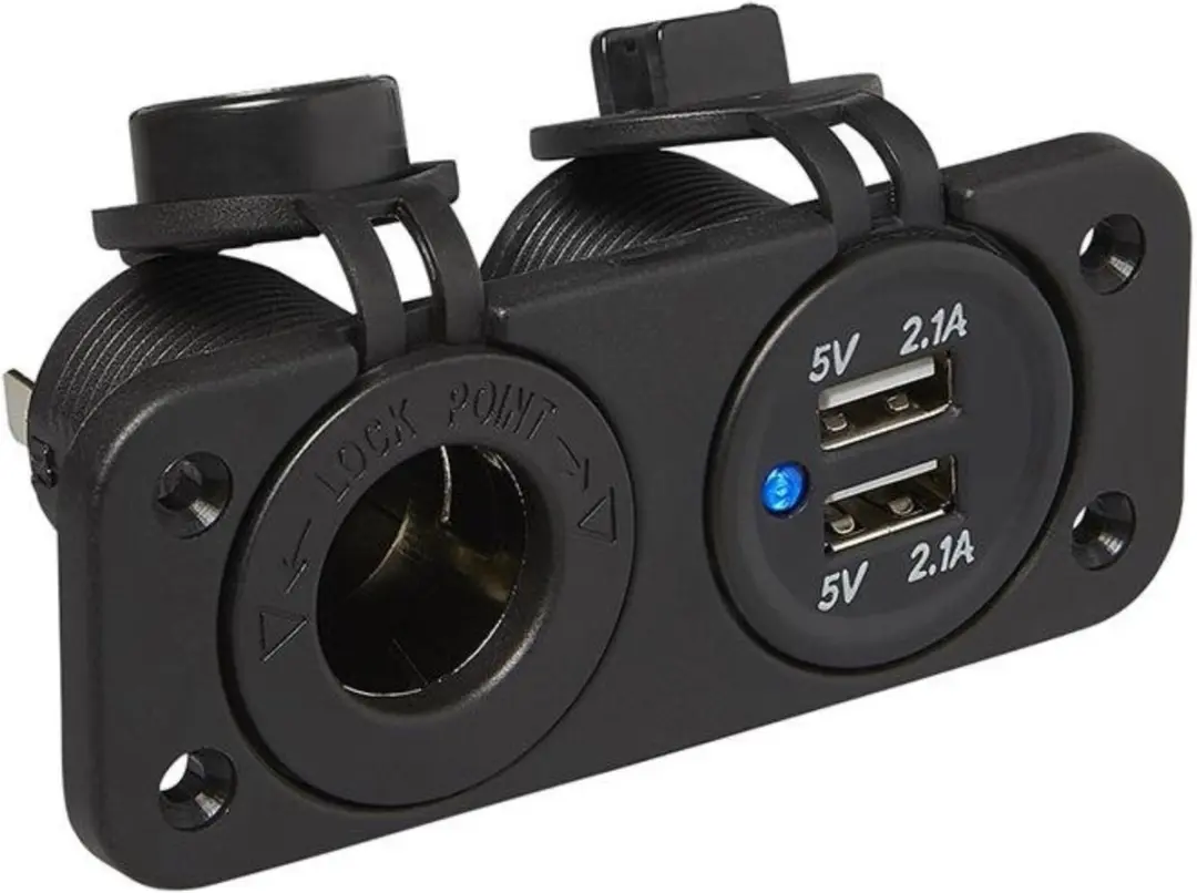 ProPlus Inbouwkit met dubbele USB-poort