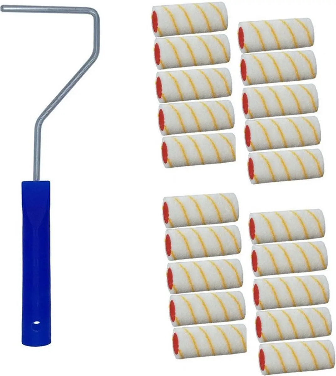 20x verfroller / vachtrollers incl rollerbeugel