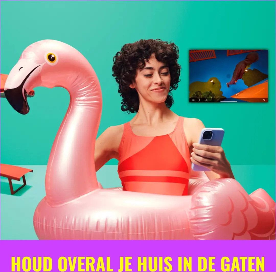 WiZ Slimme Buitencamera 1080p - Zwart - afbeelding 5 van 6