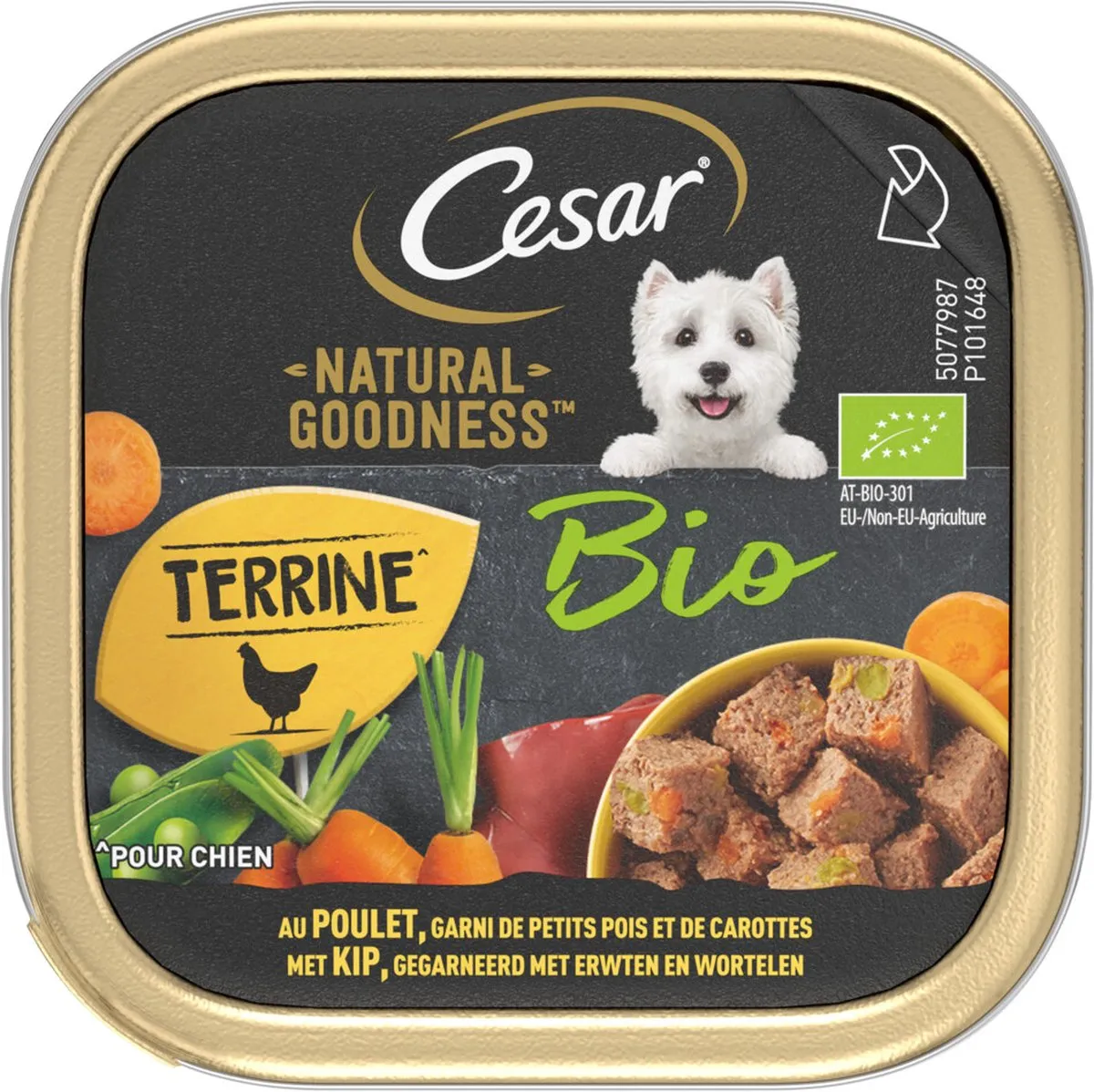 César Natural Goodness Kip Bio Alu Paté - 16x100g