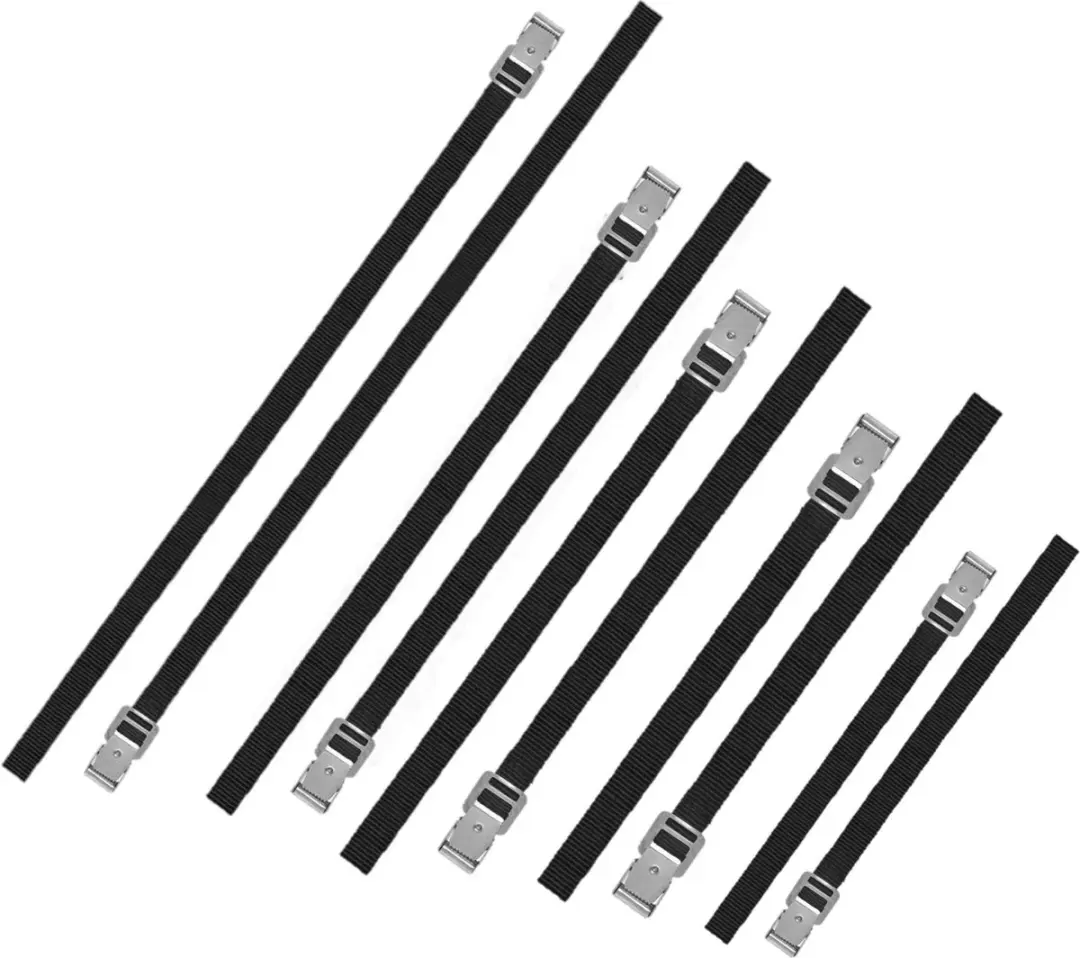 Voordeelset van 10x stuks caravan/camper fietsen spanbanden 50/75/100/150/200 cm