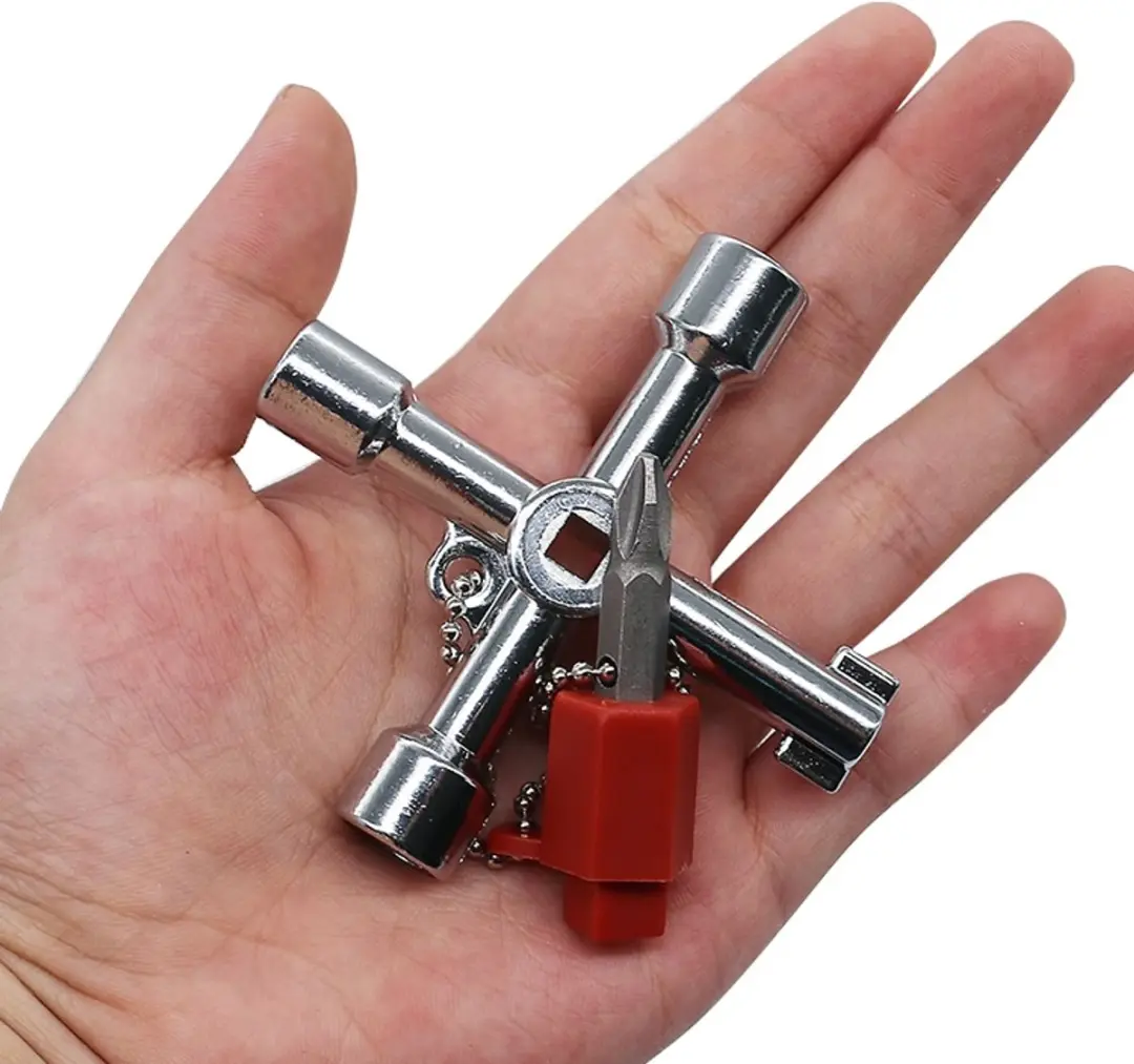 5 in 1 Multifunctionele Schakelkastsleutel