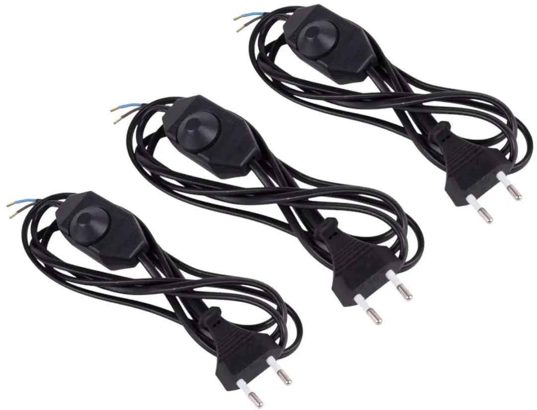 3 x Stroomkabel