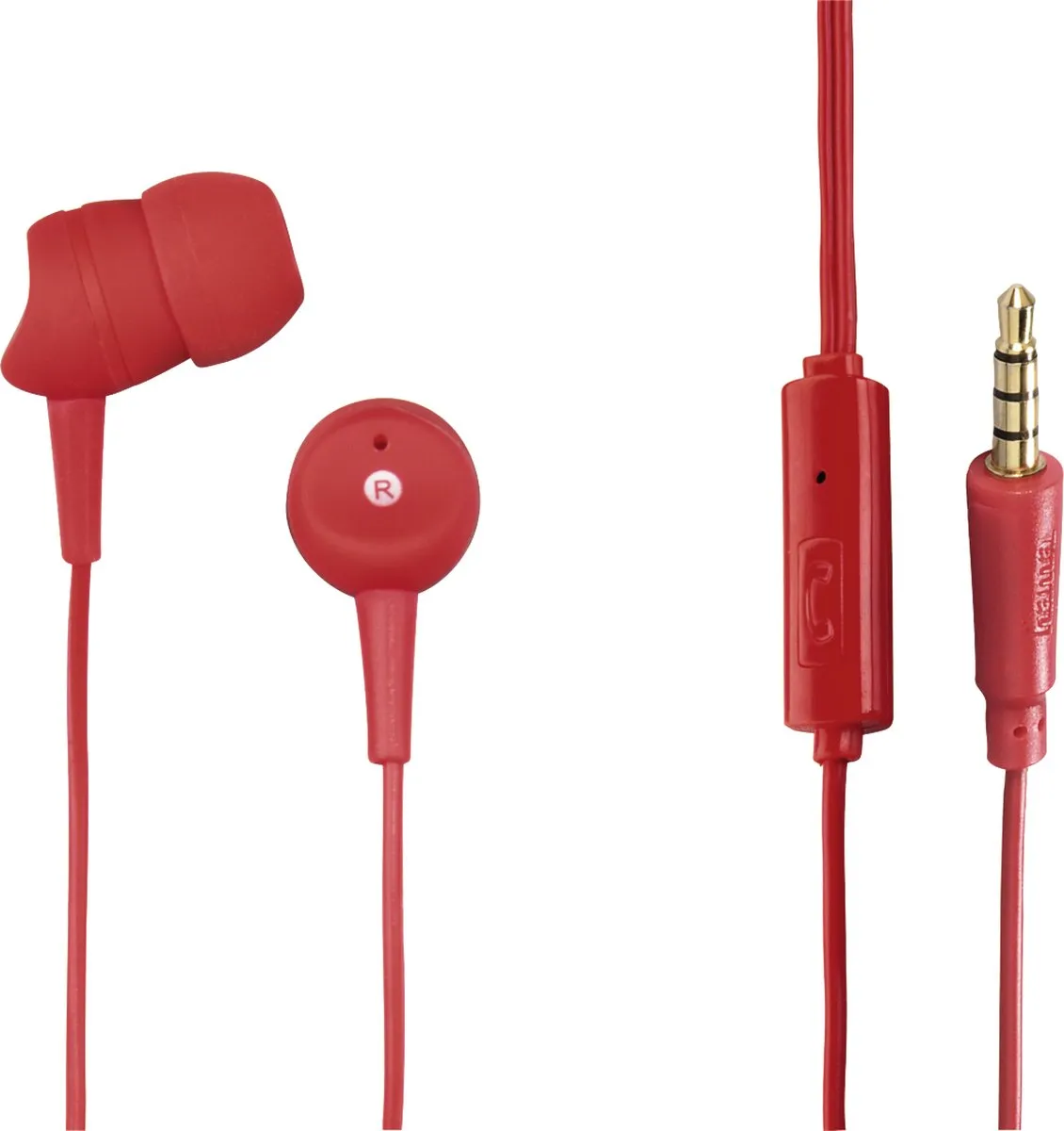 Hama 00177047 Headset Bedraad - Rood