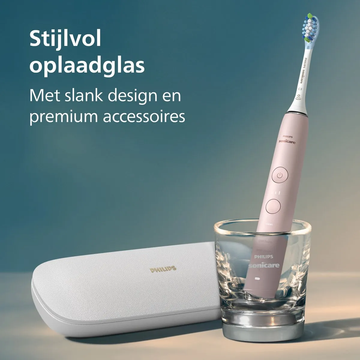 Philips Sonicare DiamondClean 9000 HX9911/84 Elektrische Tandenborstel - Roze/Wit