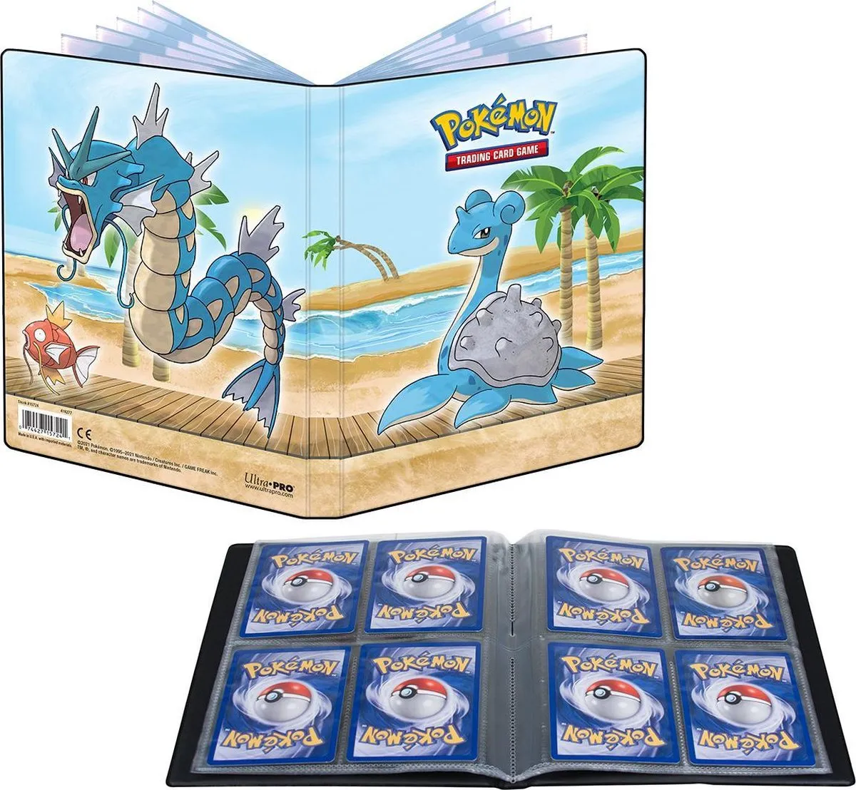 Pokémon UltraPro Gallery Series Seaside 4 Pocket Portfolio
