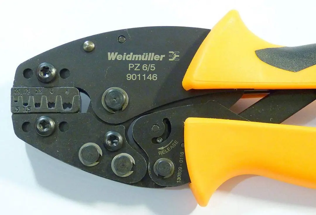 Weidmüller PZ 6/5 9011460000 Krimptang Adereindhulzen - afbeelding 5 van 5