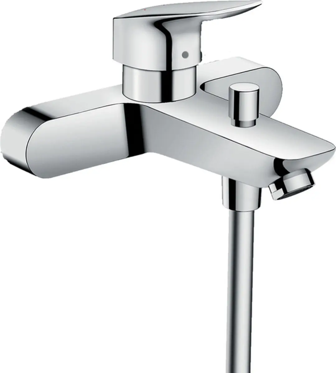 Hansgrohe Logis Badmengkraan Opbouw - Eengreeps - Chroom - afbeelding 6 van 6