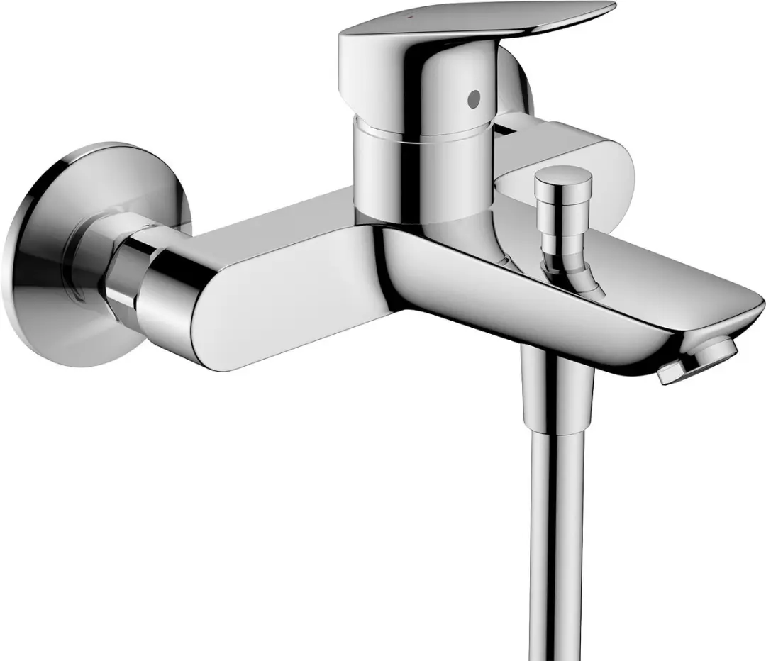 Hansgrohe Logis Badmengkraan Opbouw - Eengreeps - Chroom - afbeelding 2 van 6