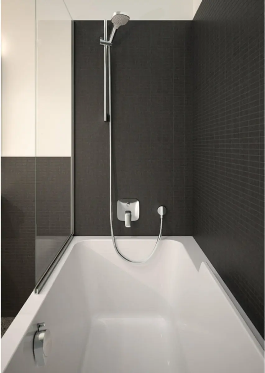 Hansgrohe Logis 71407000 Afbouwset Badmengkraan - Chroom - afbeelding 2 van 6