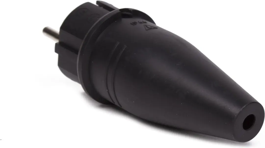 Benson Rubber Schuko Stekker 230V/240V - Zwart - afbeelding 4 van 6
