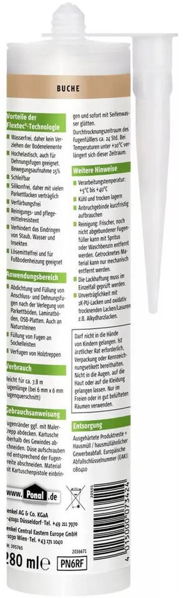 Ponal Parkett & Laminat Voegenvuller Esdoorn 280g - afbeelding 3 van 6