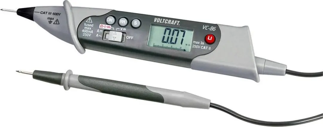 Voltcraft VC86 Digitale Multimeter - CAT III 250 V - 4000 counts - afbeelding 2 van 6
