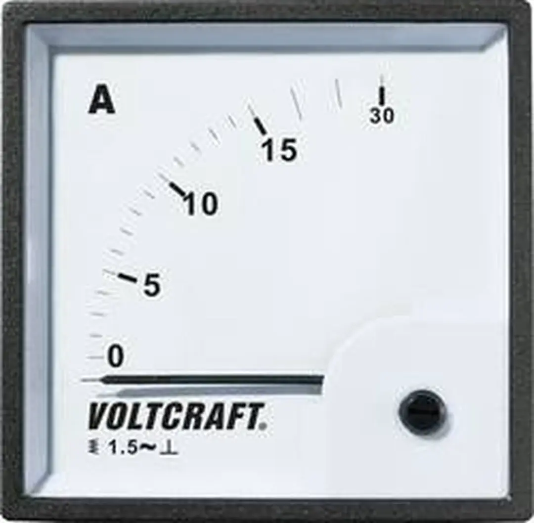 Voltcraft AM-72X72/15A Analoog Inbouwmeetinstrument