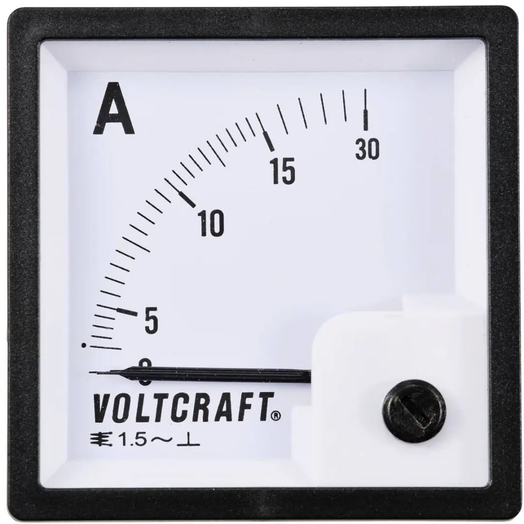 Voltcraft AM-72X72/15A Analoog Inbouwmeetinstrument - 15 A - afbeelding 4 van 4