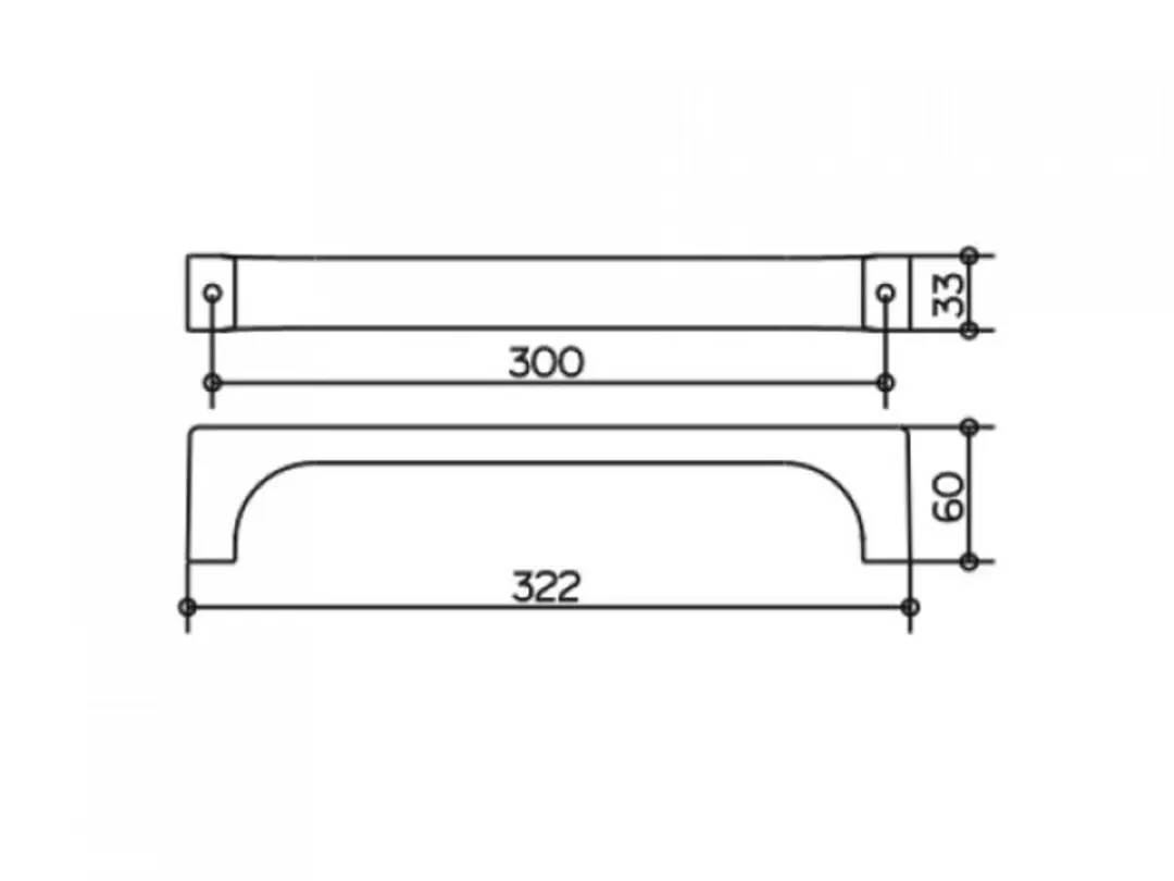 Keuco Edition 11 Wandgreep 11107 - 30cm - Chroom - afbeelding 4 van 4