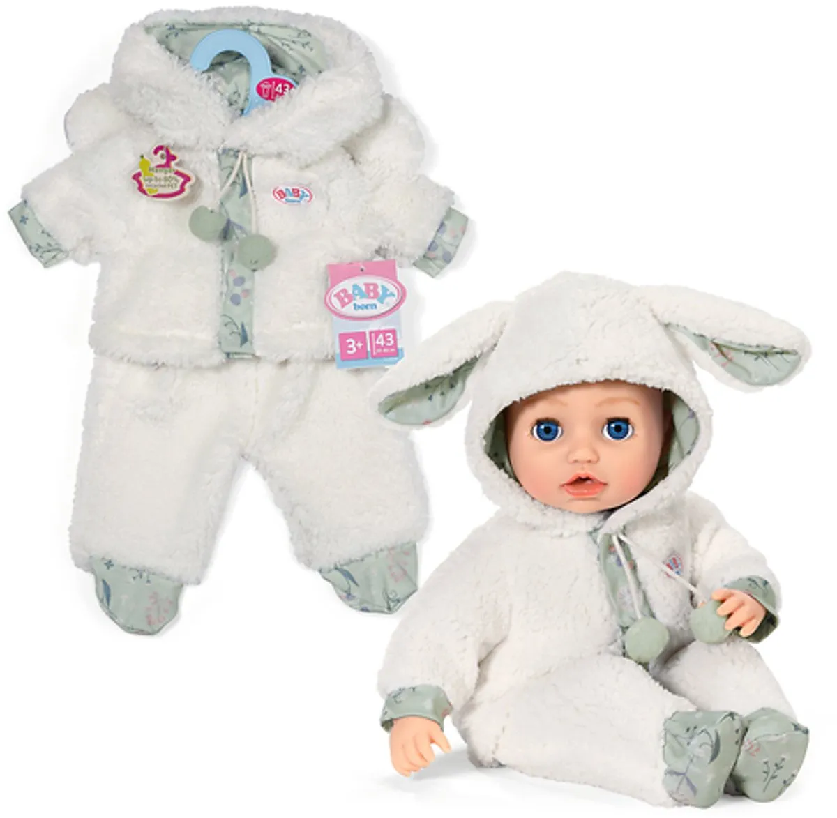 Baby Born Sheep Outfit 43cm - Multicolor