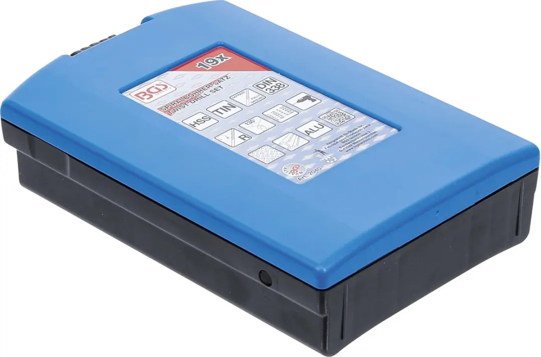 BGS Technic Spiraalboren Set HSS-G 2040 - 1-10mm - 19-delig - afbeelding 5 van 6