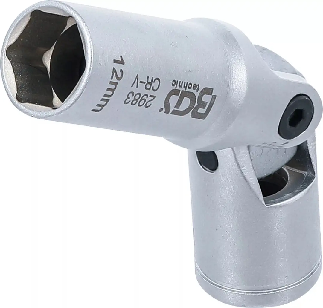 BGS technic Cardan Bougiedop 3/8 - 12 mm - Zilver - afbeelding 6 van 6