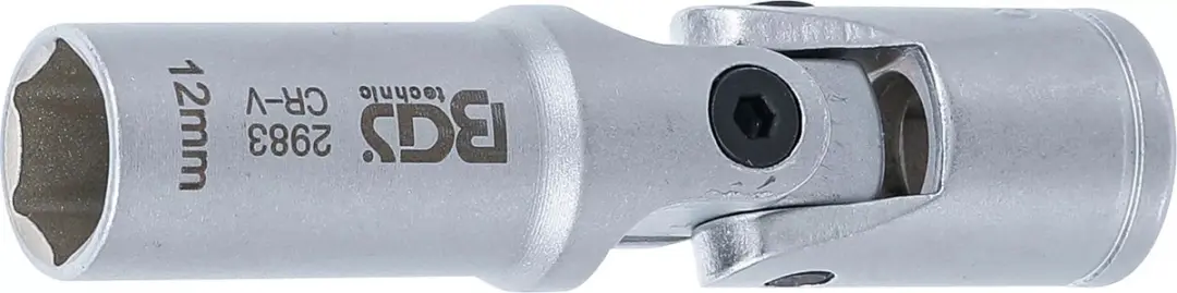 BGS technic Cardan Bougiedop 3/8 - 12 mm - Zilver - afbeelding 5 van 6