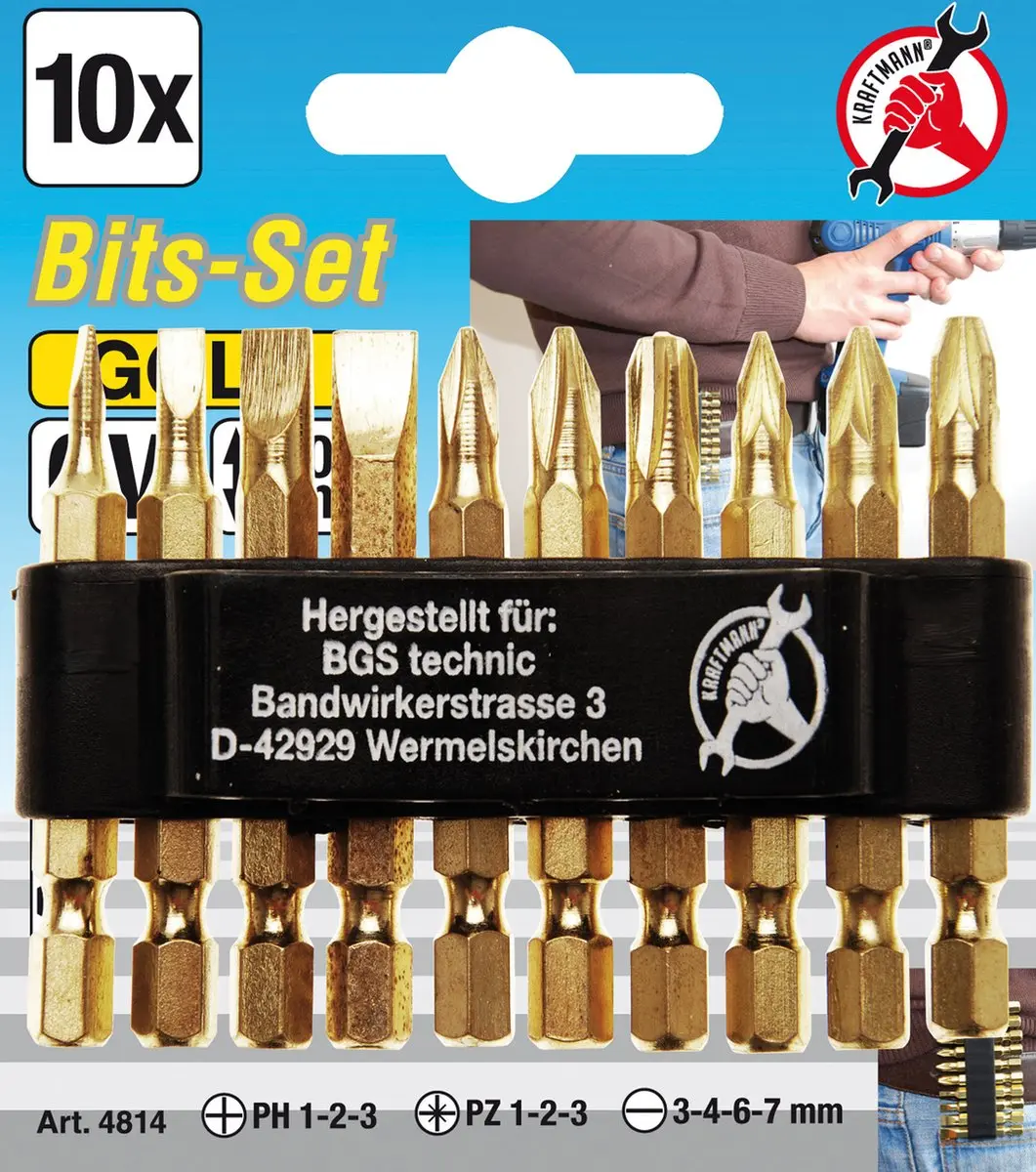 BGS Bitset Gold 10 delig