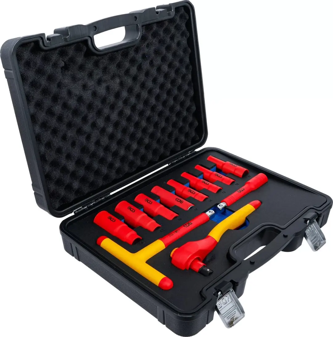 BGS technic 7145 VDE-dopsleutelset 1/2 - 11 delig - Zwart - afbeelding 3 van 6