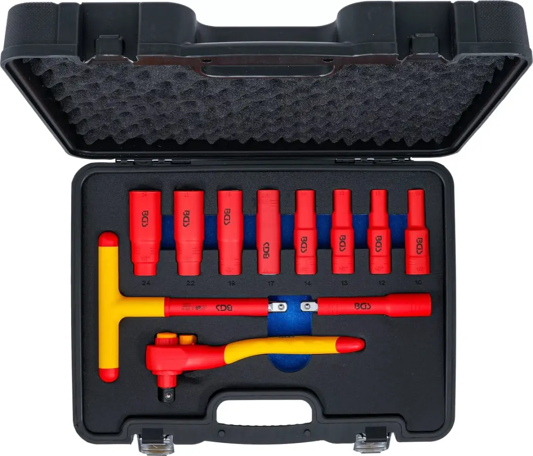 BGS technic 7145 VDE-dopsleutelset 1/2 - 11 delig - Zwart - afbeelding 6 van 6