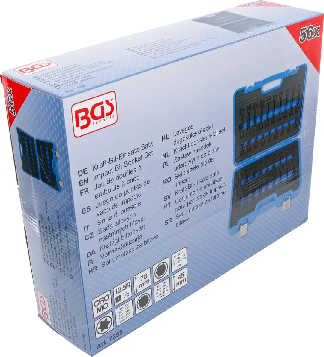 BGS Kracht dopsleutelbitset
