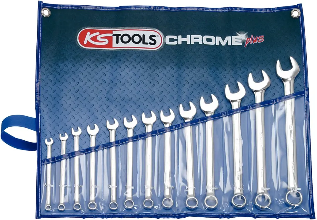 KS TOOLS CHROMEplus Ringsleutelset schuin 13-delig - 518.0643 - afbeelding 2 van 3
